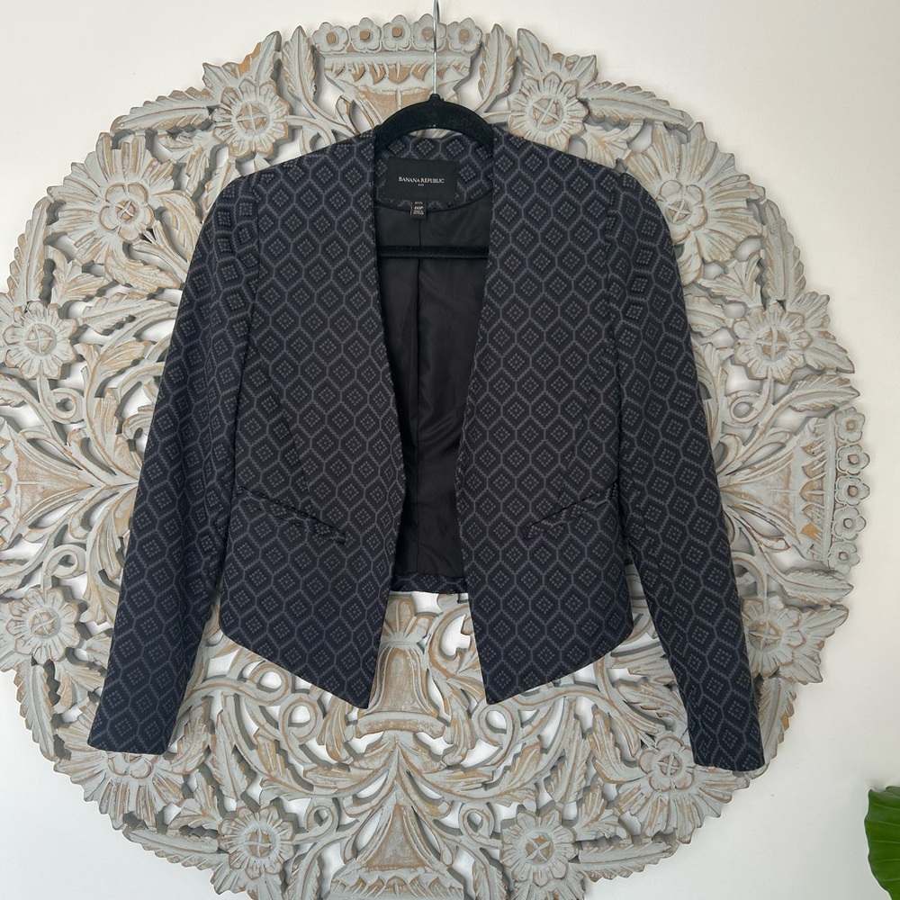 Banana Republic Plaid Blazer – Size 00